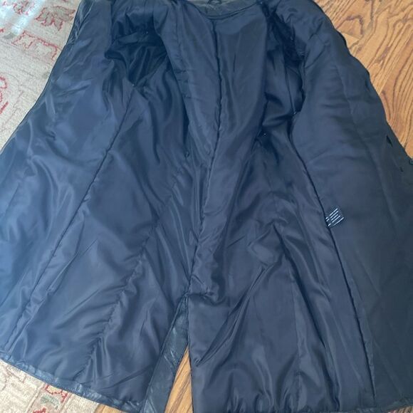 Wilda New York USA Genuine Black Leather Fully Lined Coat Women’s Size Large New - Picture 9 of 15
